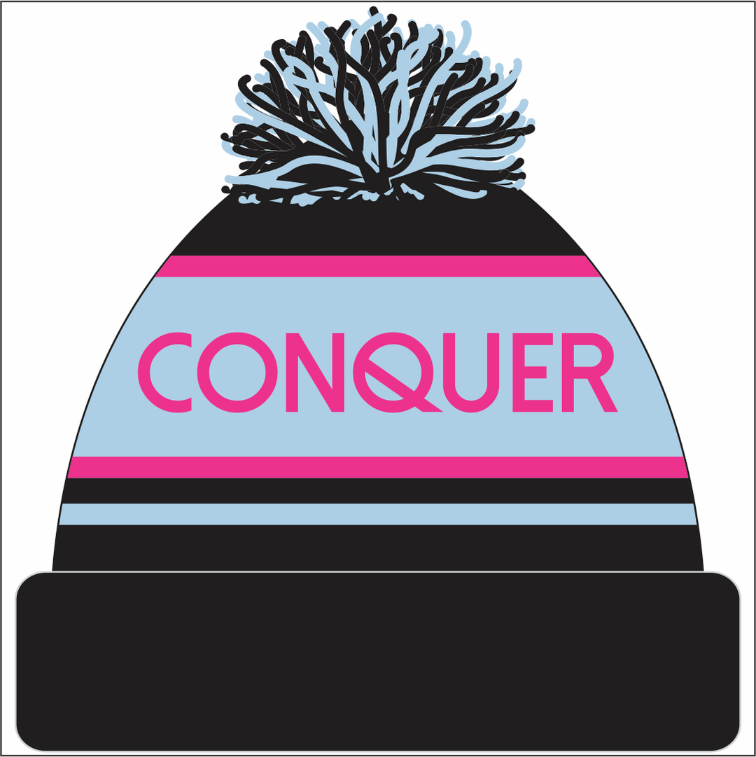 Flying Penguins Bobble Hat KIDS - Black & Blue