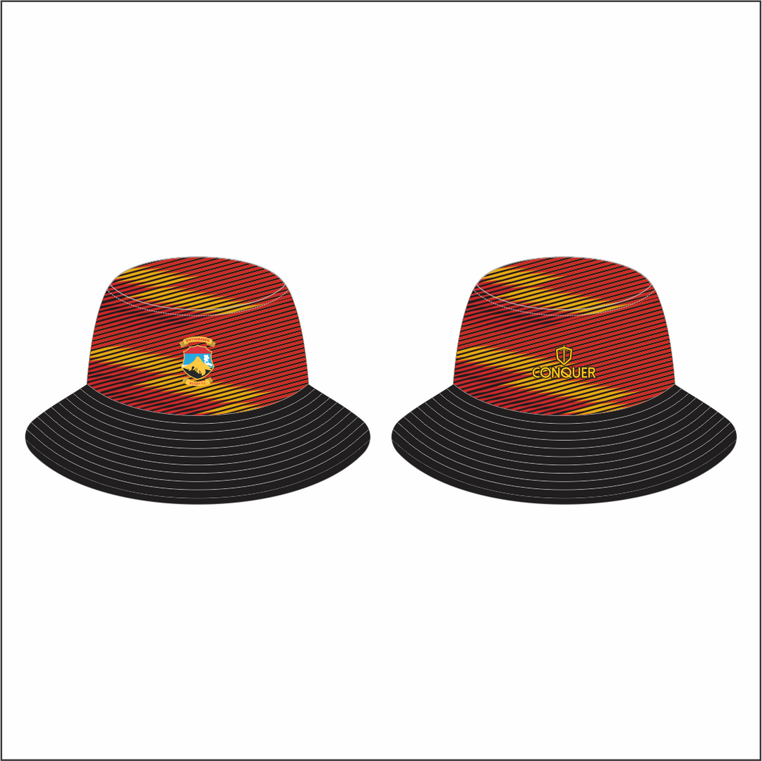 Brynmawr RFC Reversible Bucket Hat ADULT - Black & Yellow