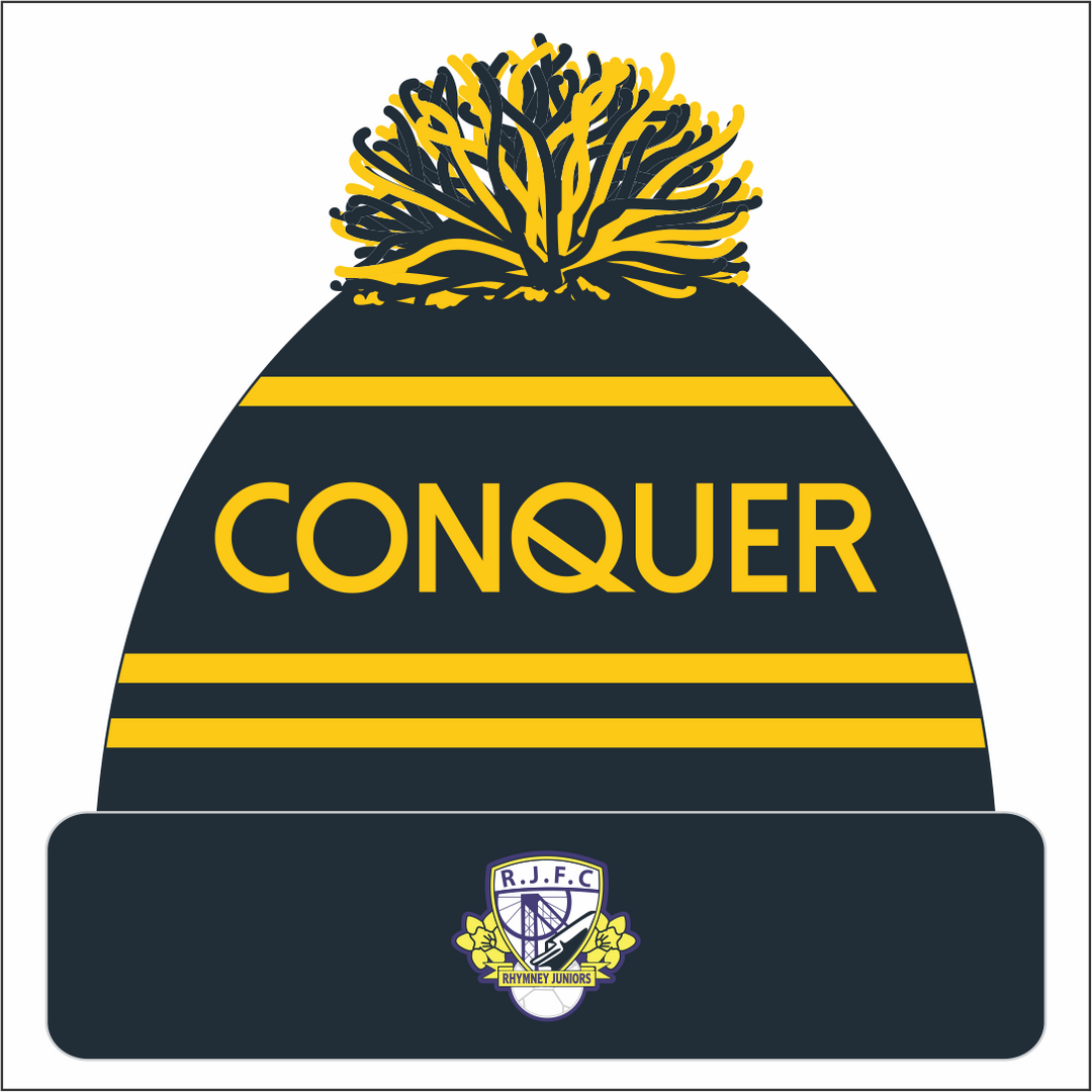Rhymney JFC 26/27 Bobble Hat KIDS