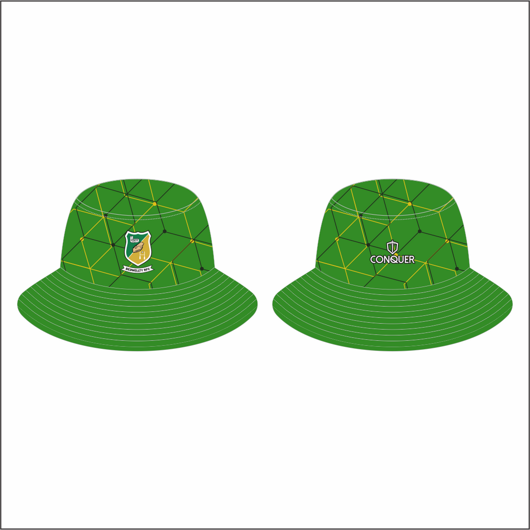 Bedwellty RFC Reversible Bucket Hat KIDS - Black & Green