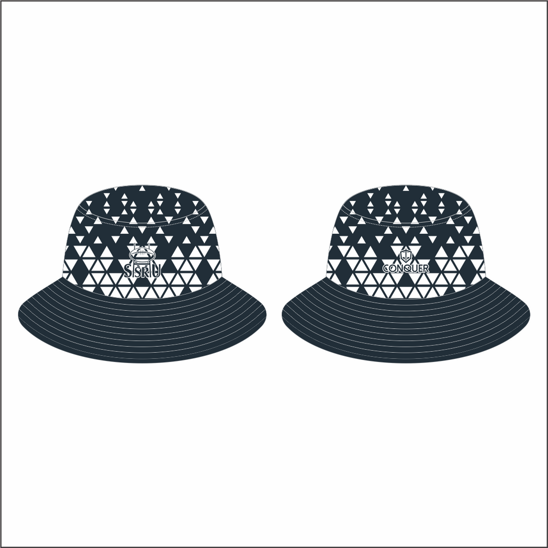 SSRU U16s (Whites EAST) Reversible Bucket Hat ADULTS - Black & White
