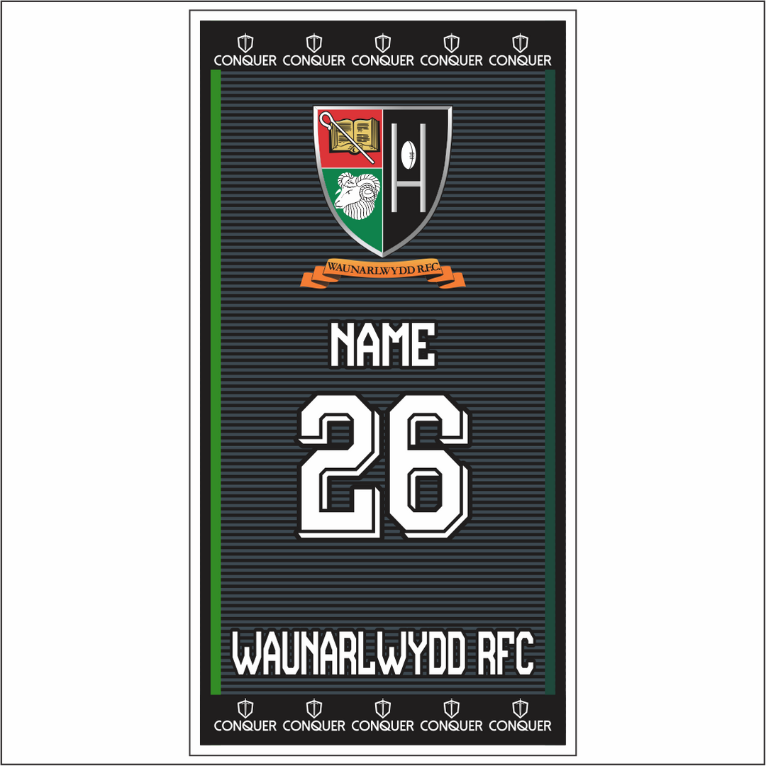 Waunarlwydd RFC Beach Towel