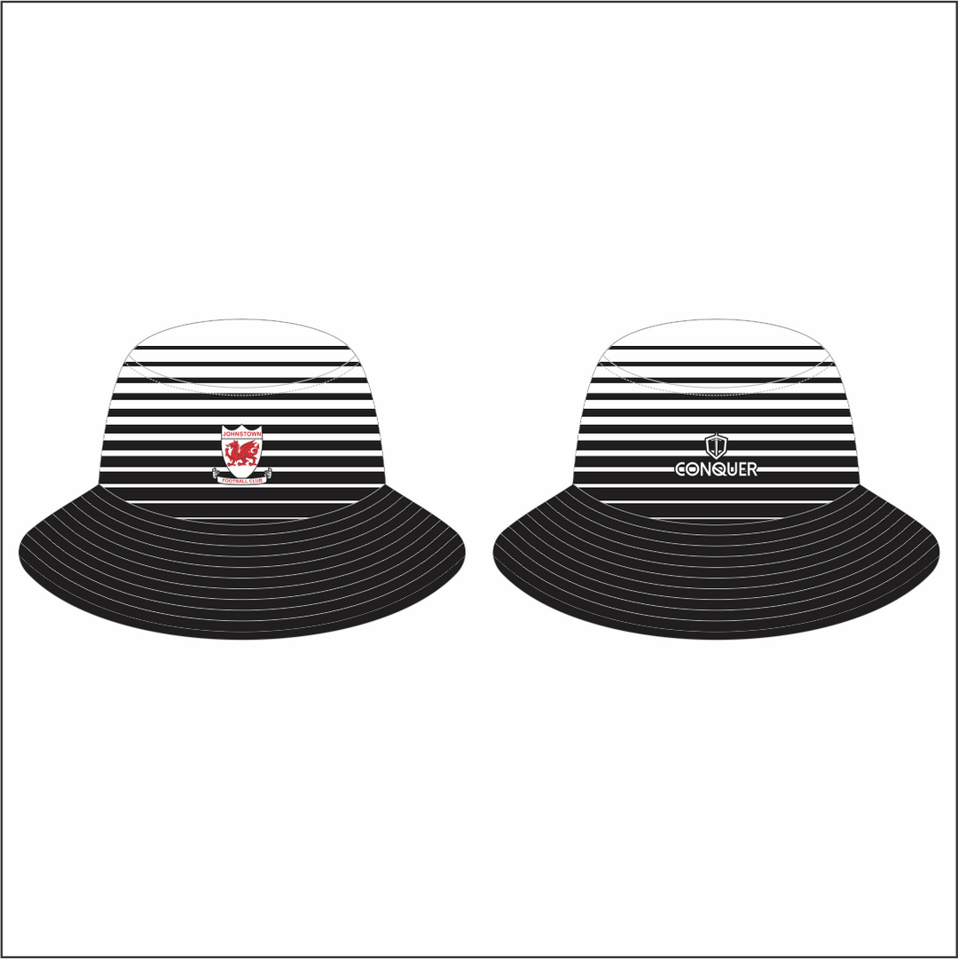 Johnstown AFC Reversible Bucket Hat ADULT - Black & White