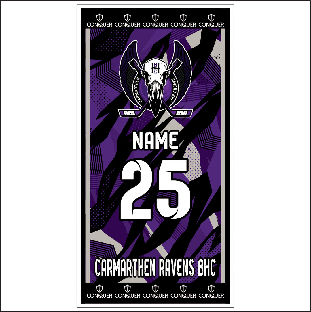 Carmarthen Ravens BHC Beach Towel