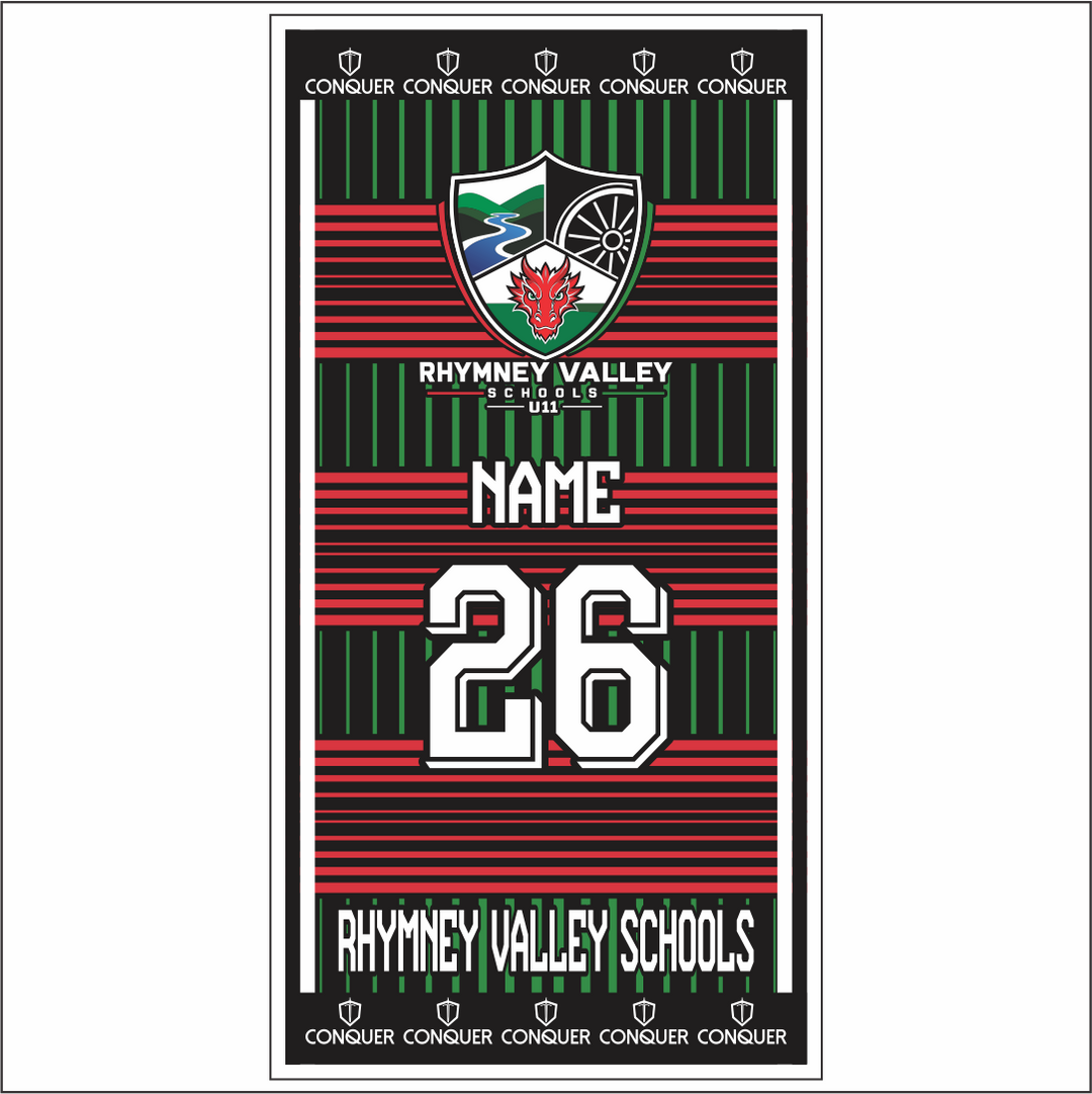 Rhymney Valley DISTRICT Beach Towel