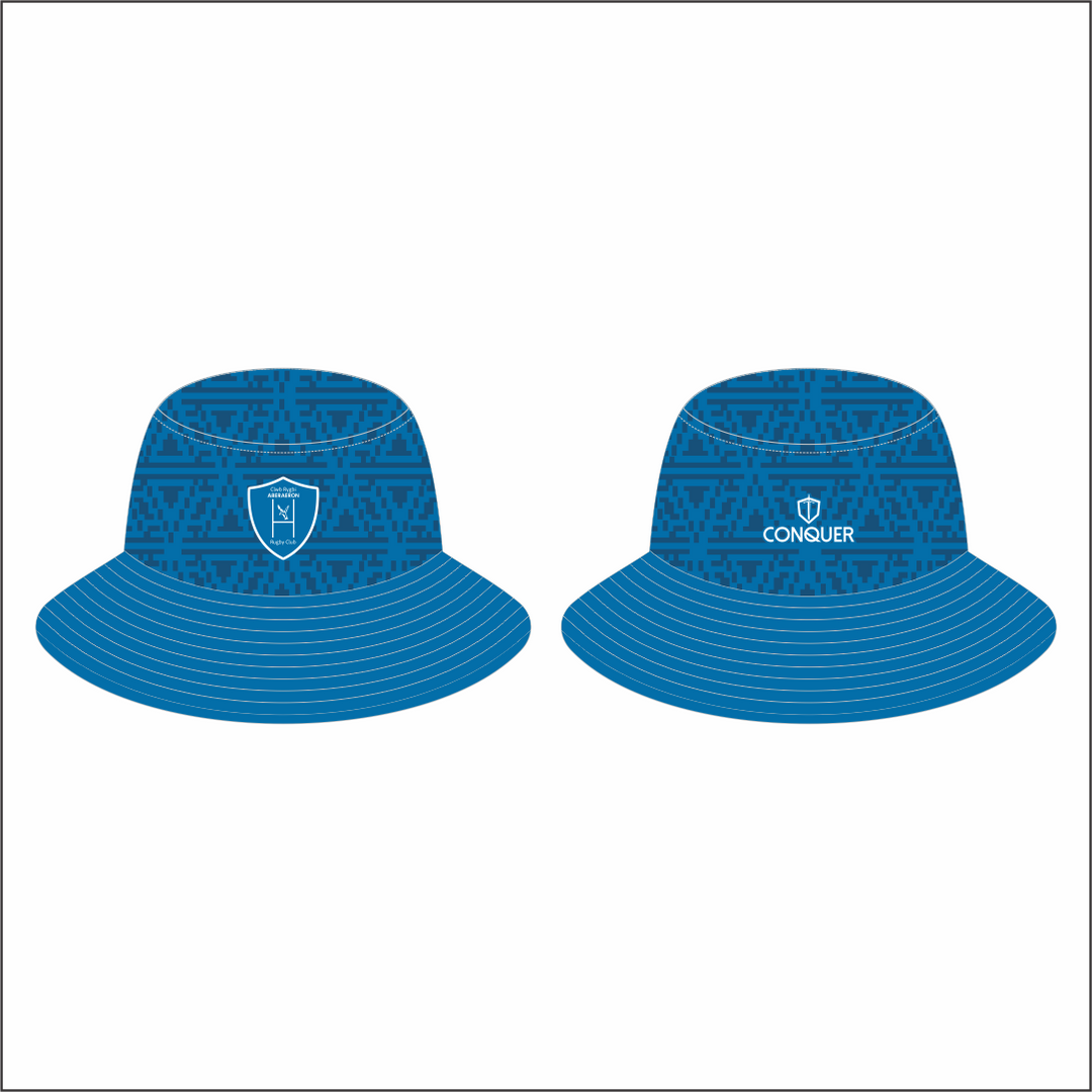 Aberaeron RFC Reversible Bucket Hat KIDS - Blue, 26/27