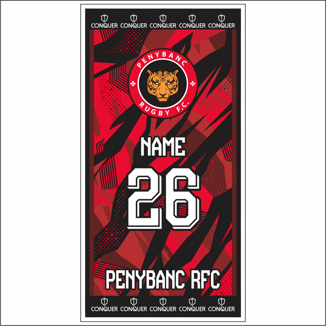 Penybanc RFC Beach Towel