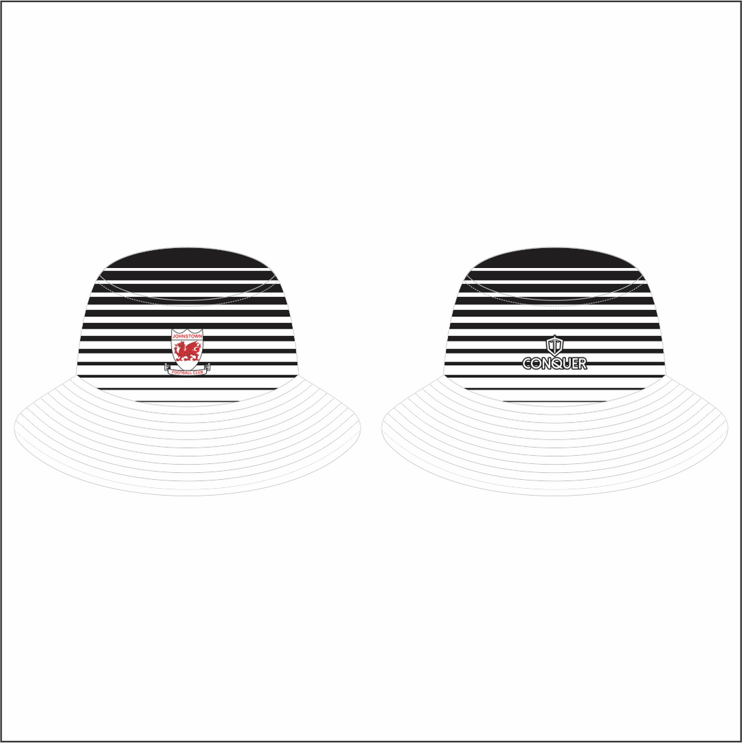 Johnstown AFC Reversible Bucket Hat KIDS - Black & White