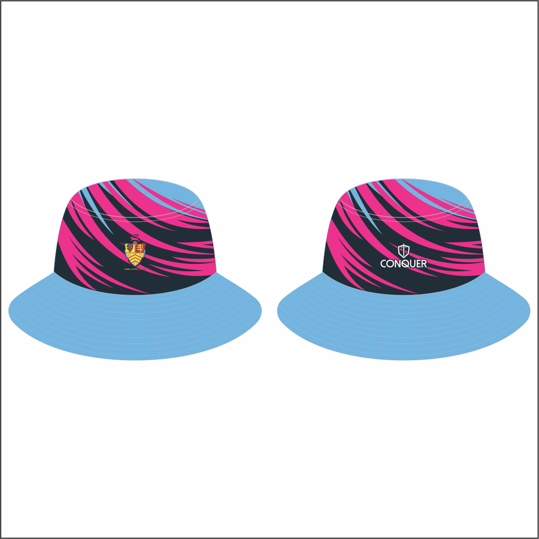 Cwmllynfell RFC Touch LADIES Reversible Bucket Hat ADULT - Navy & Pink