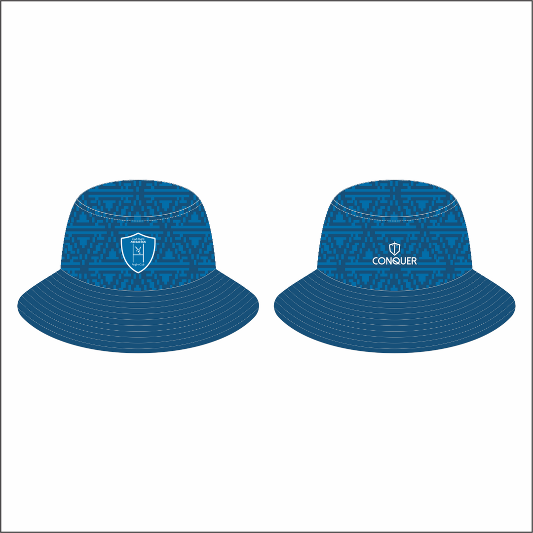 Aberaeron RFC Reversible Bucket Hat KIDS - Blue, 26/27