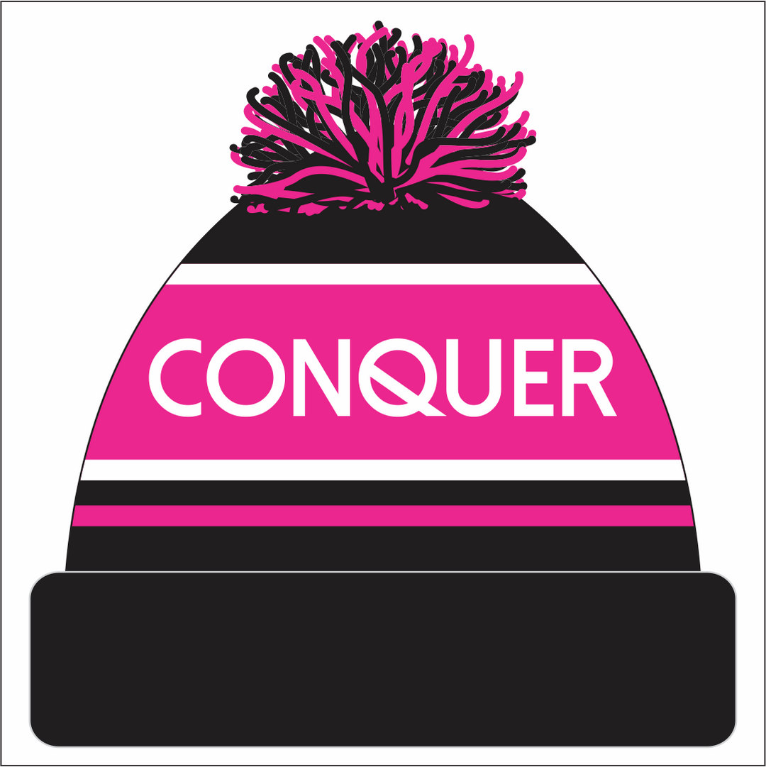Ysgol Bro Banw Bobble Hat KIDS - Pink