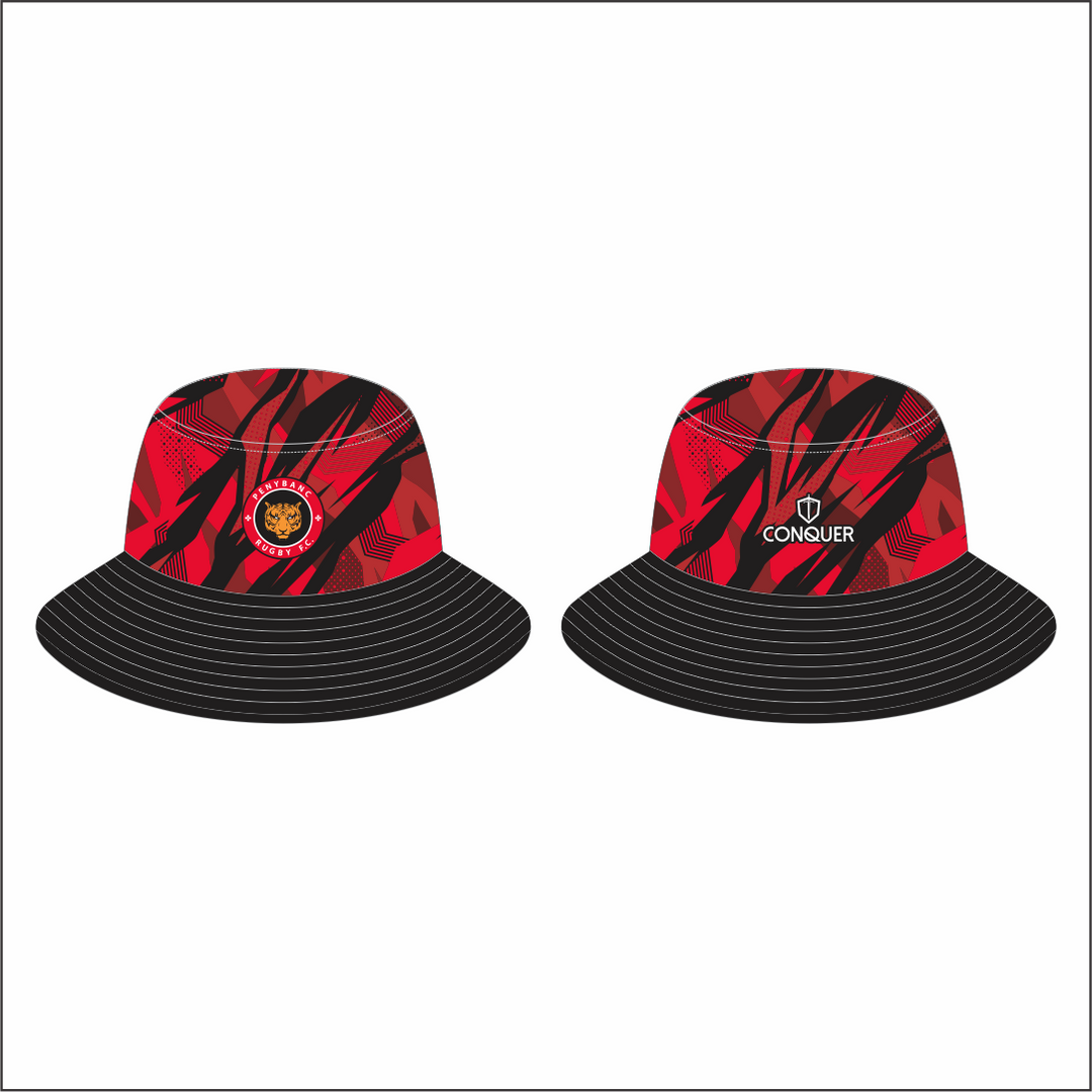 Penybanc RFC Reversible Bucket Hat ADULT - Red & Black