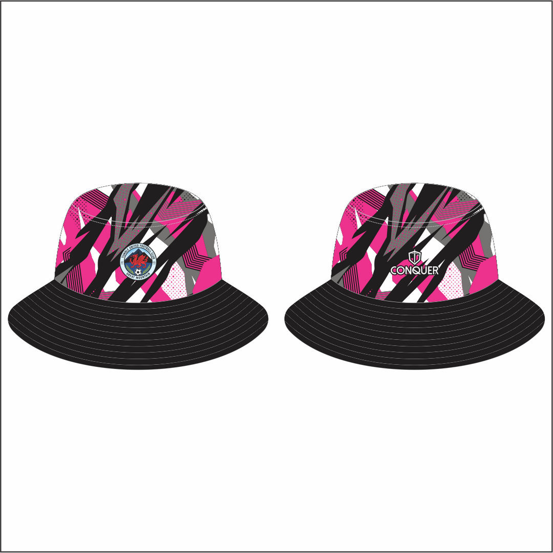 Tumble United Ladies Reversible Bucket Hat KIDS - Black & White