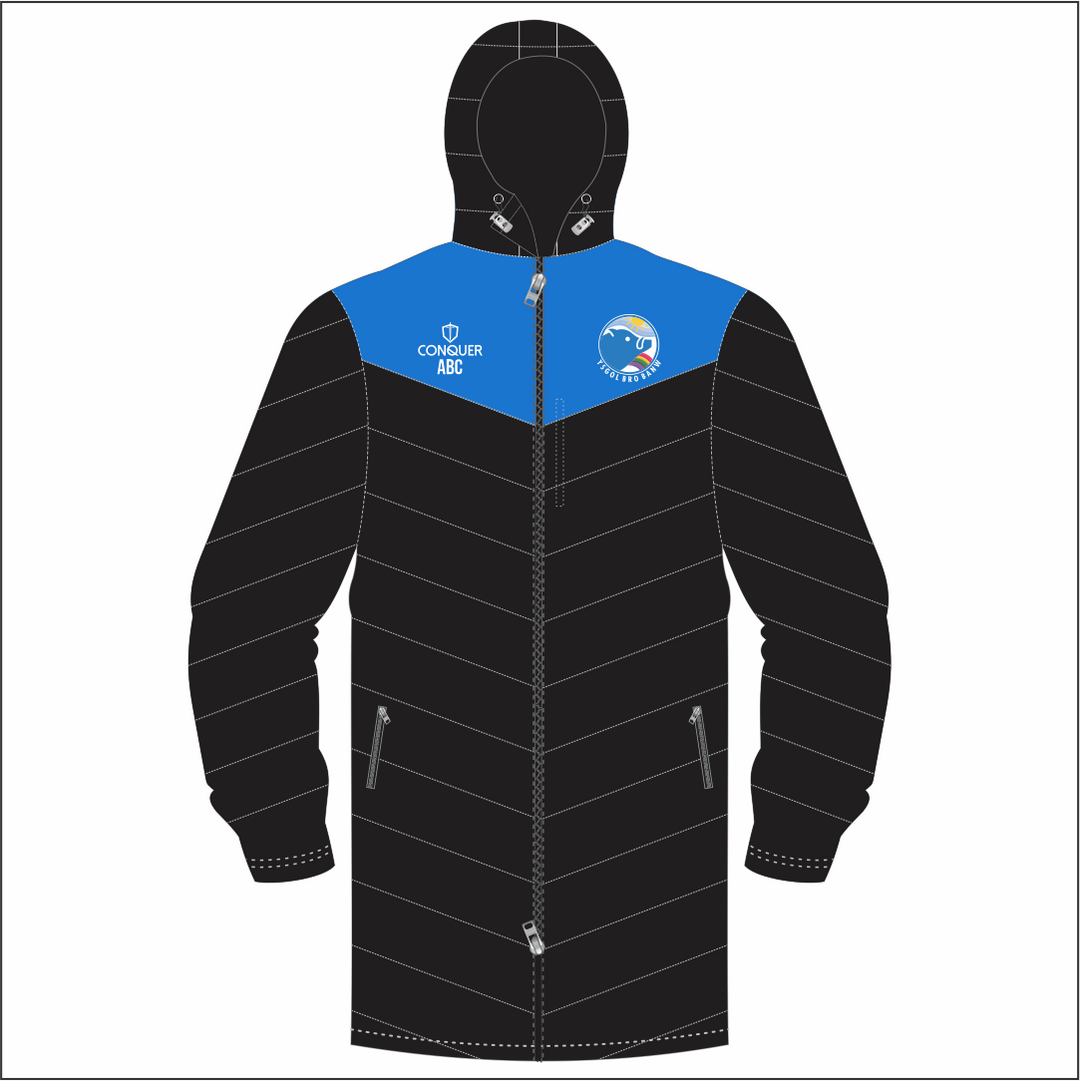 Ysgol Bro Banw (BLUE) Long Puffy Jacket