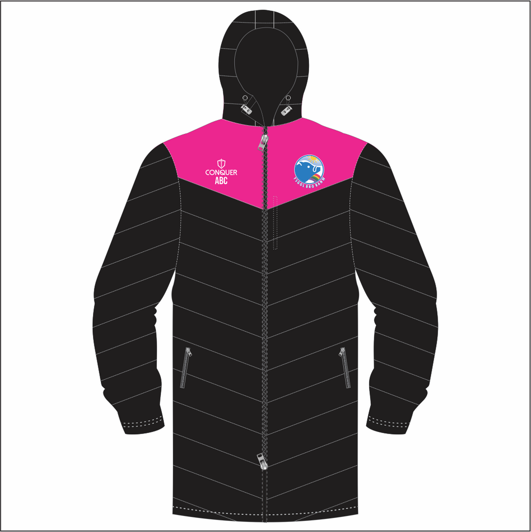 Ysgol Bro Banw (PINK) Long Puffy Jacket