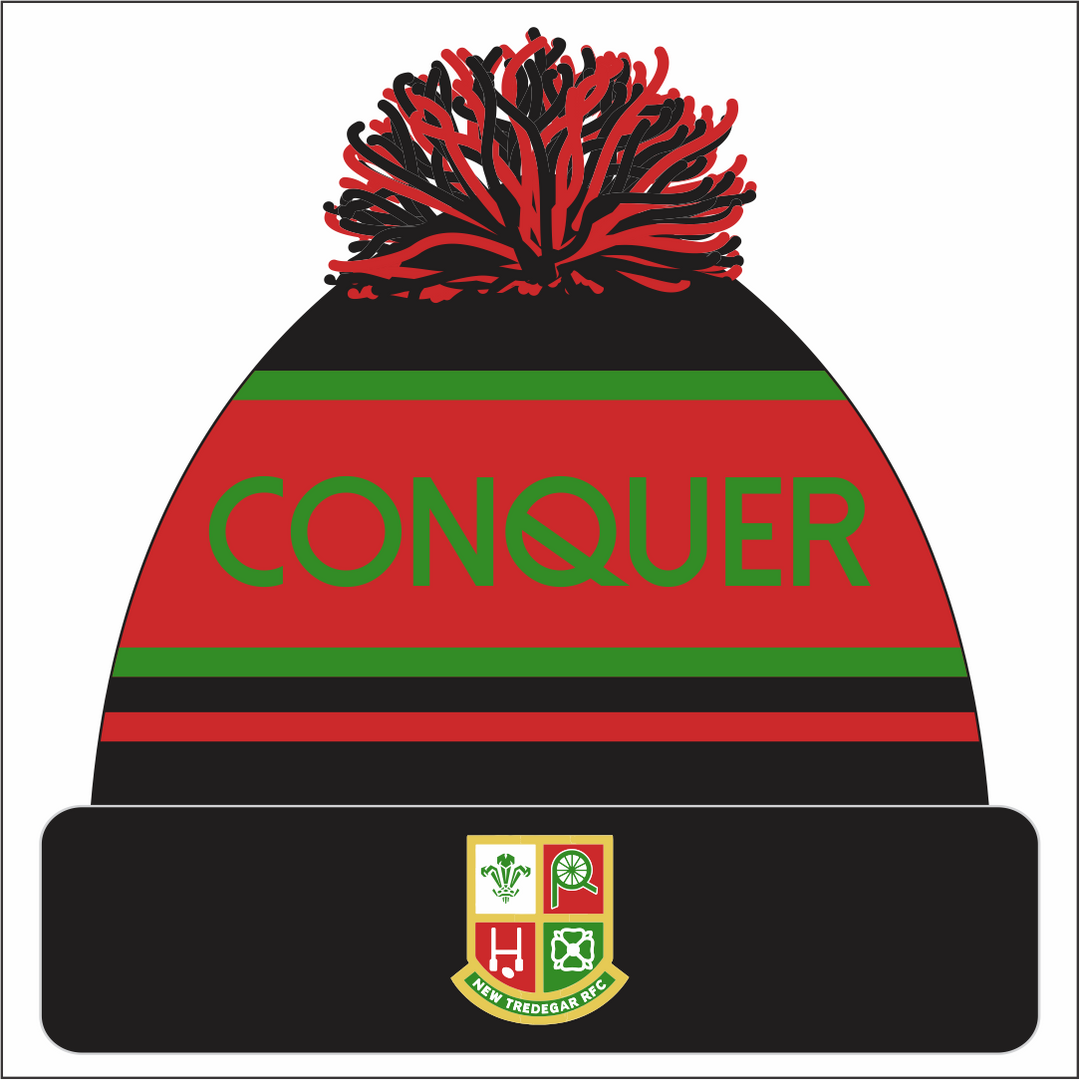 New Tredegar RFC Bobble Hat ADULT