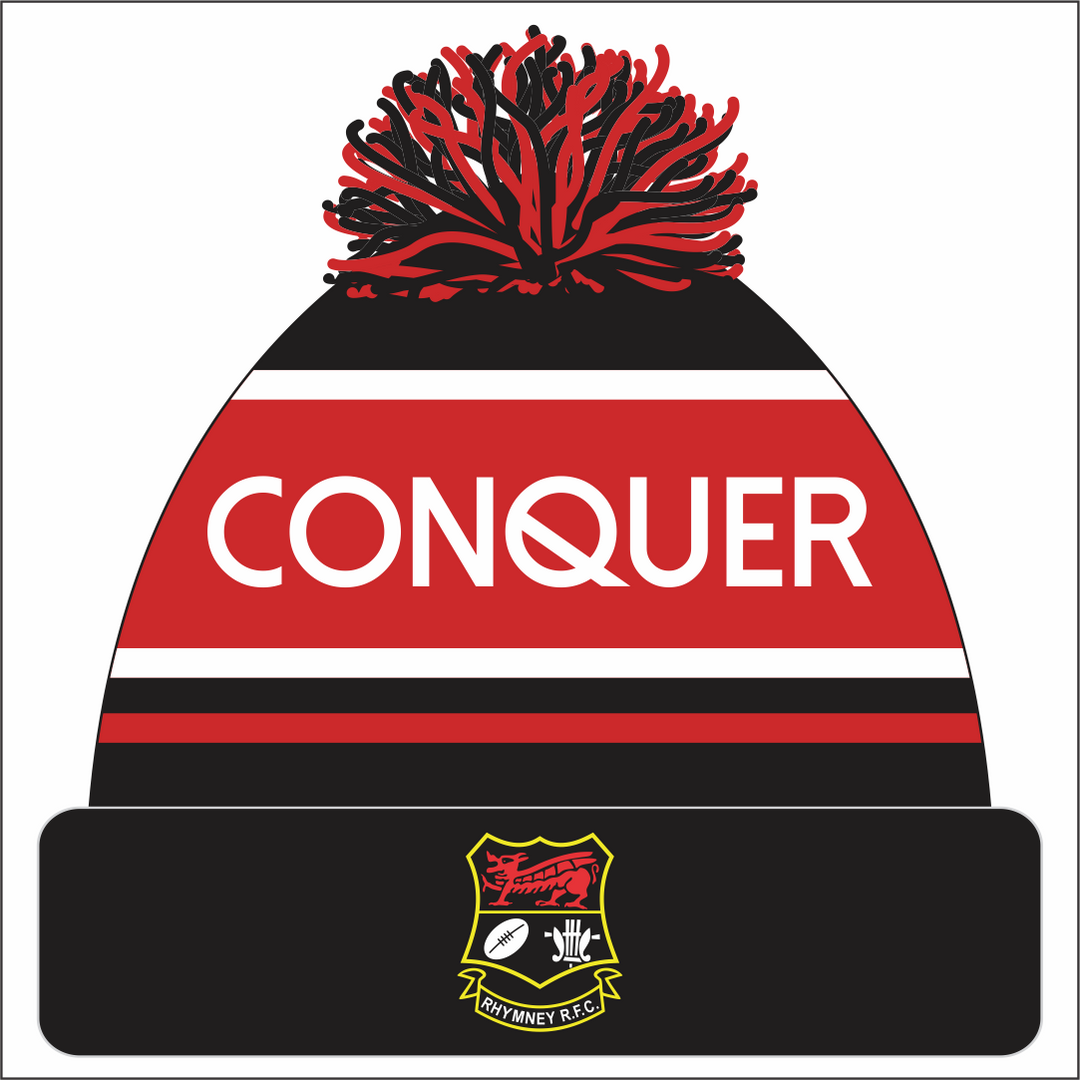 Rhymney RFC Bobble Hat ADULT - 26/27