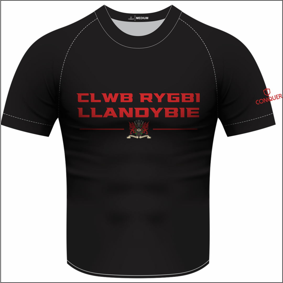 Llandybie RFC Cotton T-Shirt KIDS - Black