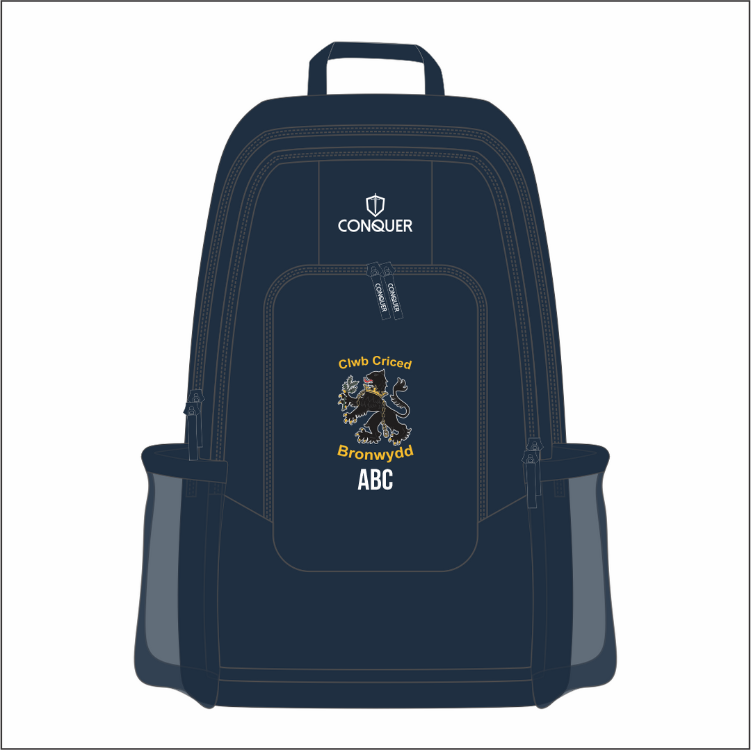 Clwb Criced Bronwydd Shoulder Backpack