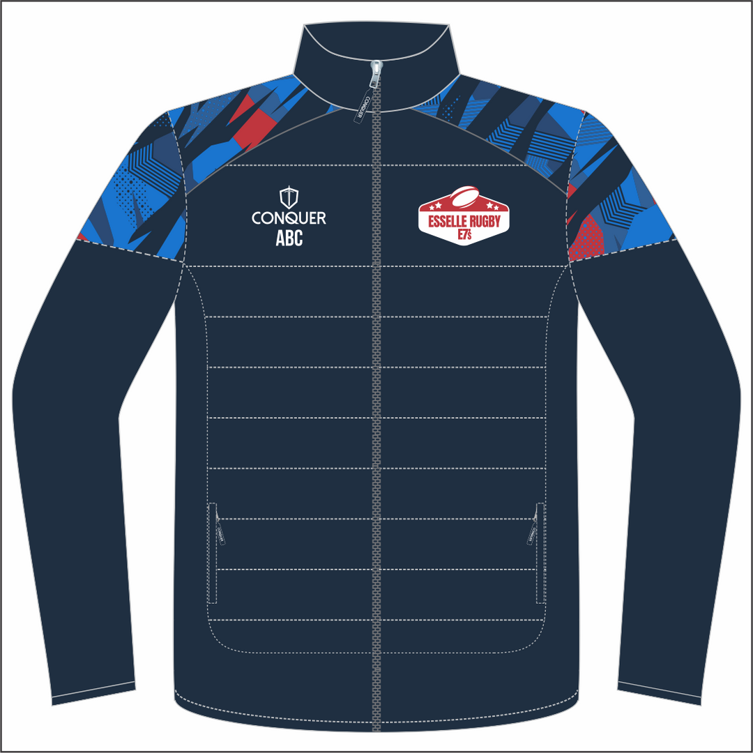 Esselle Rugby 7s MENS Team Full Zip Hybrid Track Jacket
