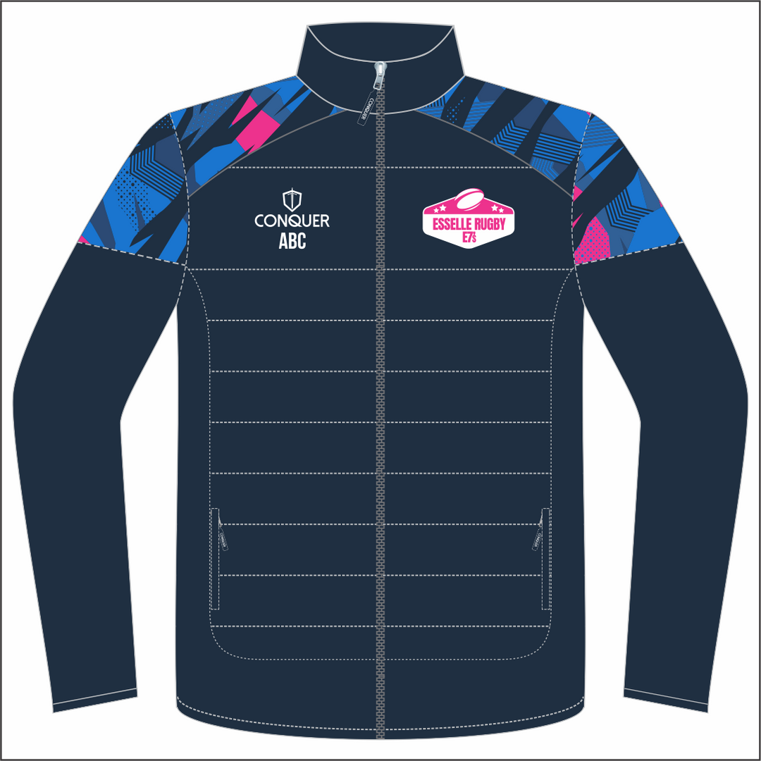 Esselle Rugby 7s Women's Team Full Zip Hybrid Track Jacket