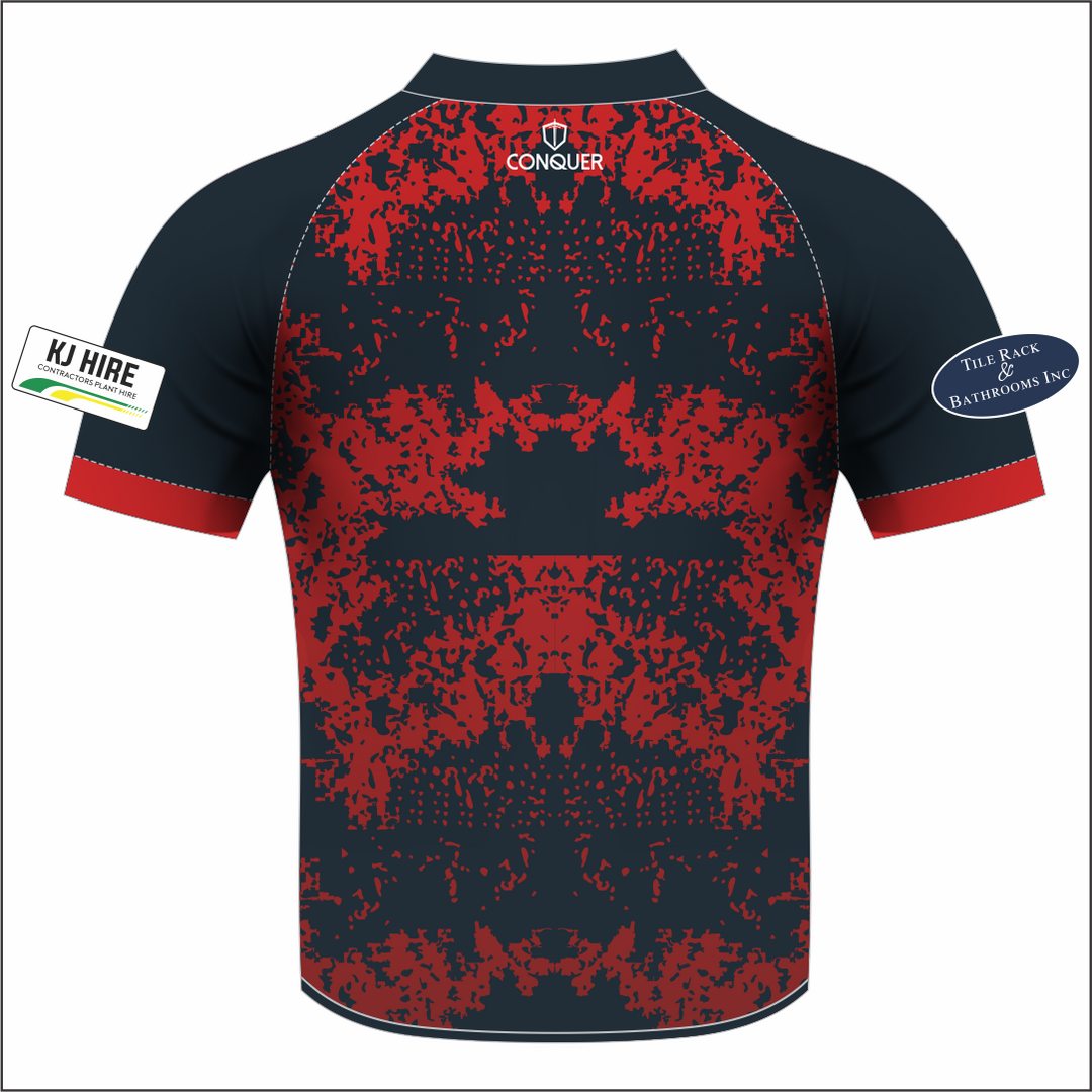 Glais RFC Sublimated T-Shirt KIDS (Blue/Red)