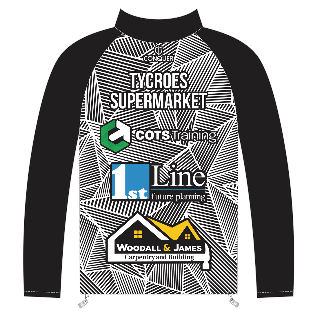 Tycroes RFC U16s PRO 1/4 Zip Midlayer