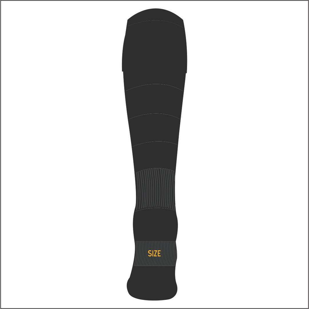 Builth Wells RFC PLAYING Socks KIDS - Black, 26/27