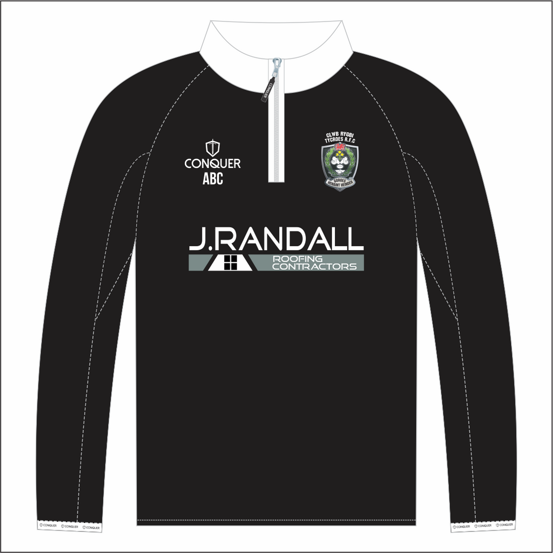 Tycroes RFC Seniors PRO 1/4 Zip Midlayer (Kids)