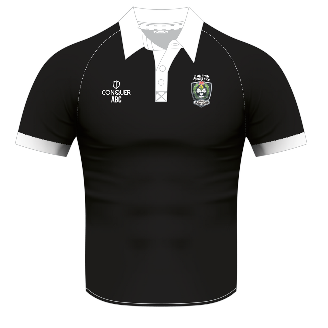 Tycroes RFC Seniors Sublimated Polo Shirt (No Sponsors)