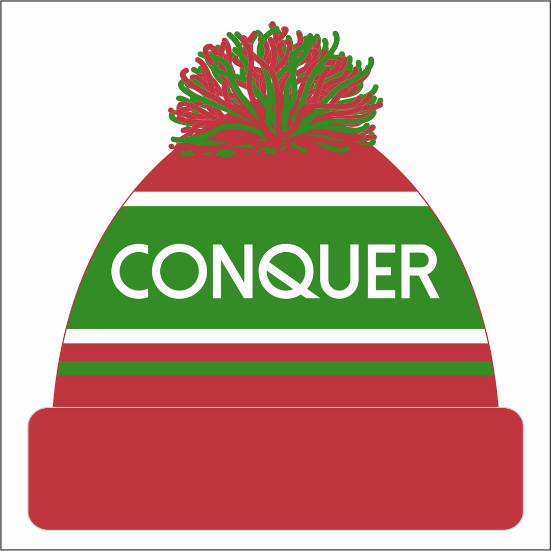 Fforest United Bobble Hat KIDS - Red & Green