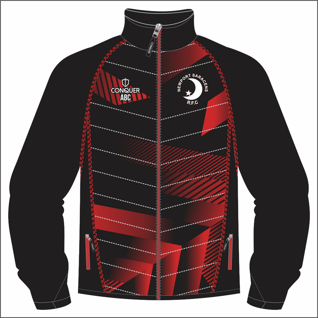 Newport Saracens RFC Full Zip Hybrid Jacket KIDS
