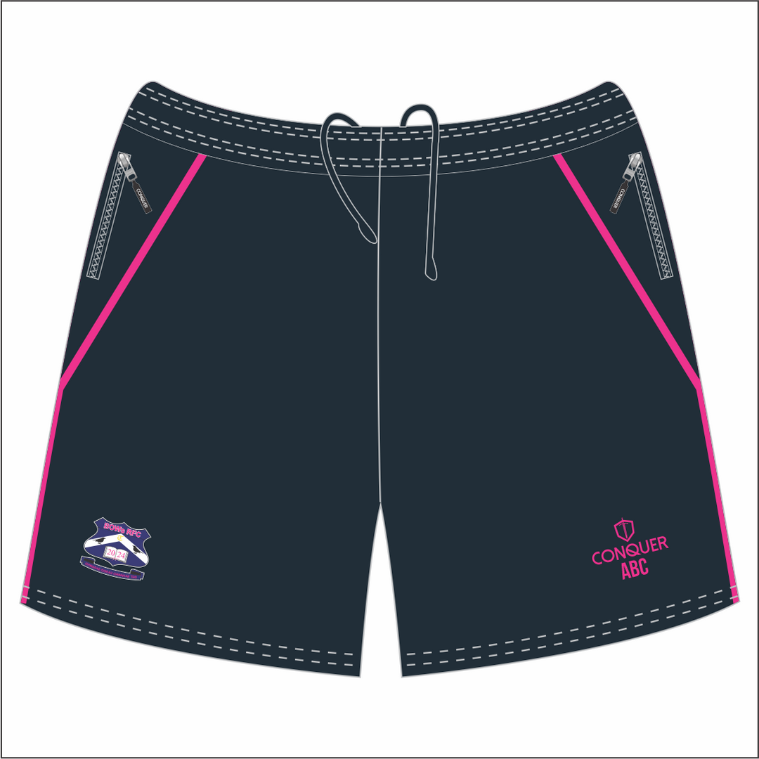 Trebanos Bows RFC Travel Shorts