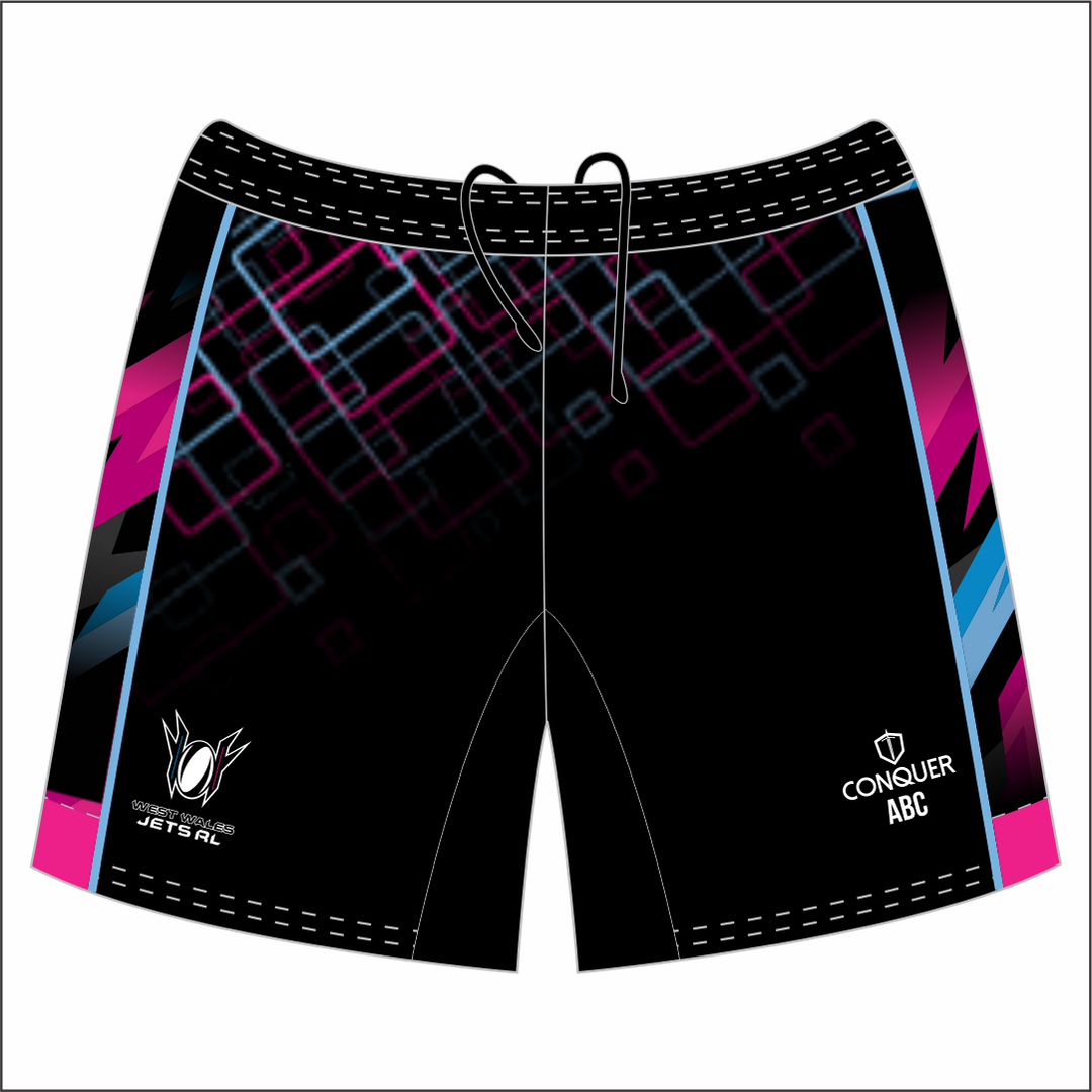 West Wales Jets Rugby Shorts (Kids)