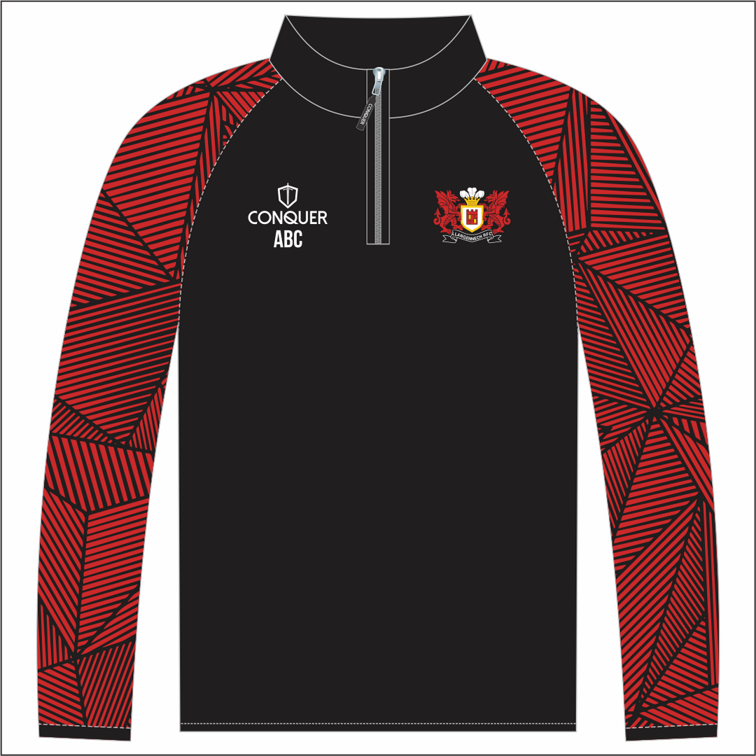 Llangennech RFC PRO FOAMY 1/4 Zip Midlayer Kids