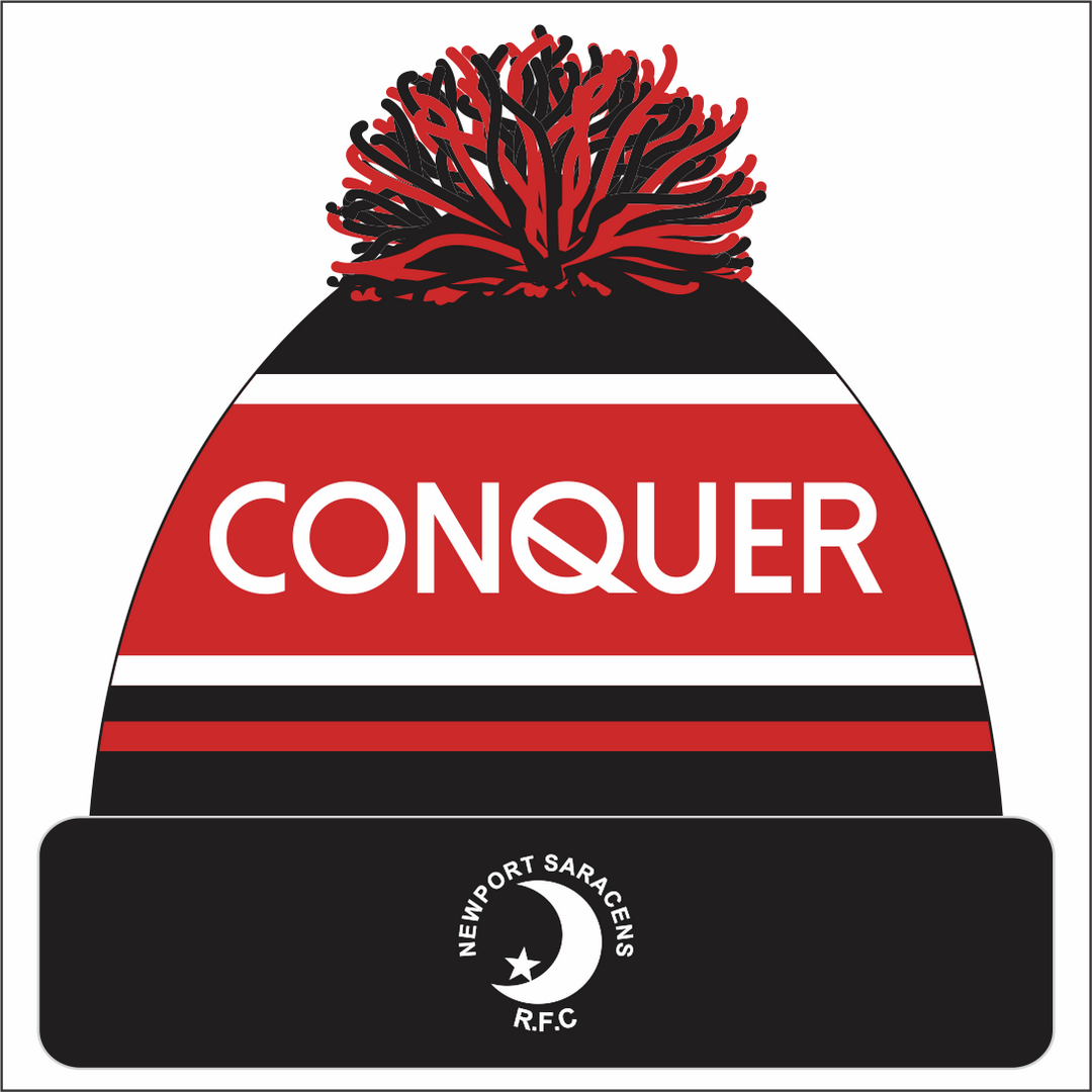 Newport Saracens RFC Bobble Hat ADULT
