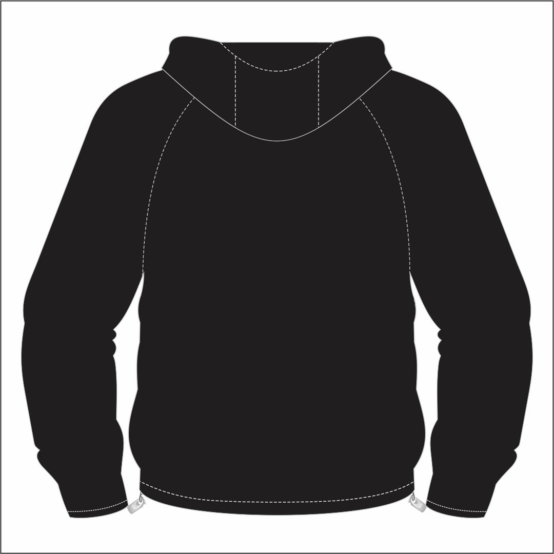 Llangennech RFC 1/4 Zip Hooded Windbreaker Kids