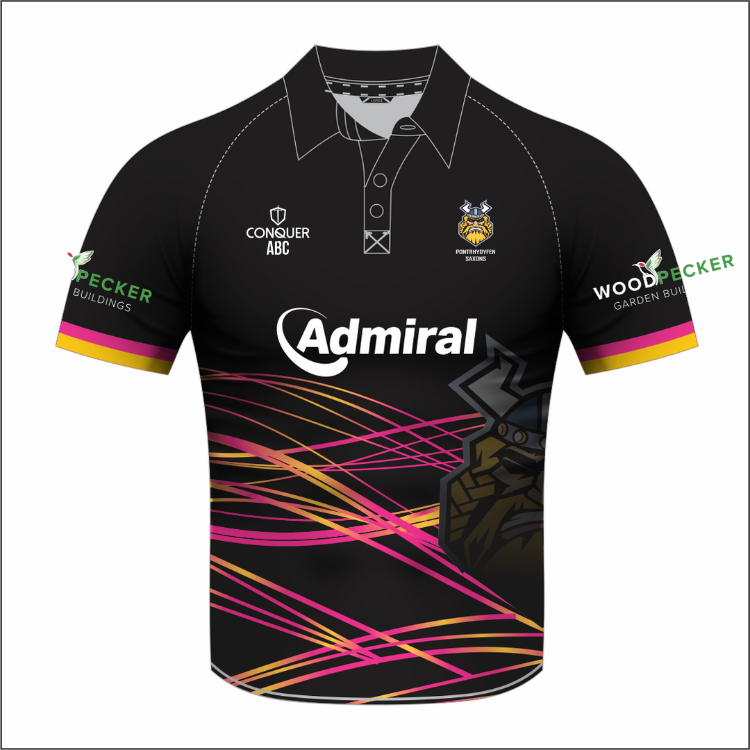 Saxon Sublimated Polo Shirt (Blue)