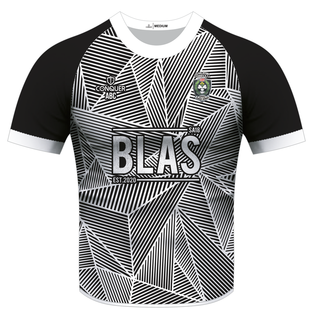 Tycroes RFC U16's Geometric Sublimated T-Shirt (Kids)