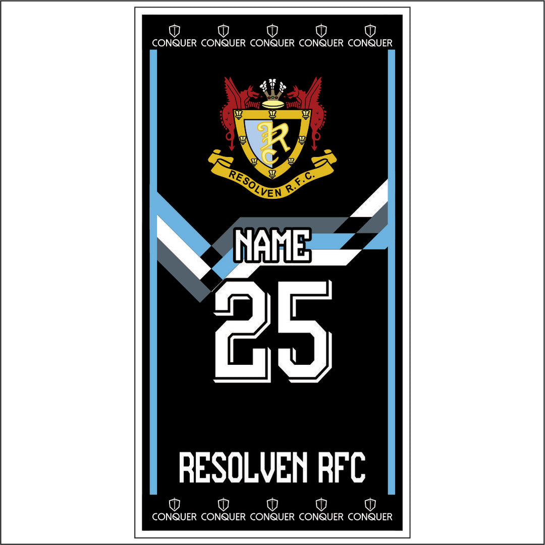 Resolven RFC Beach Towel