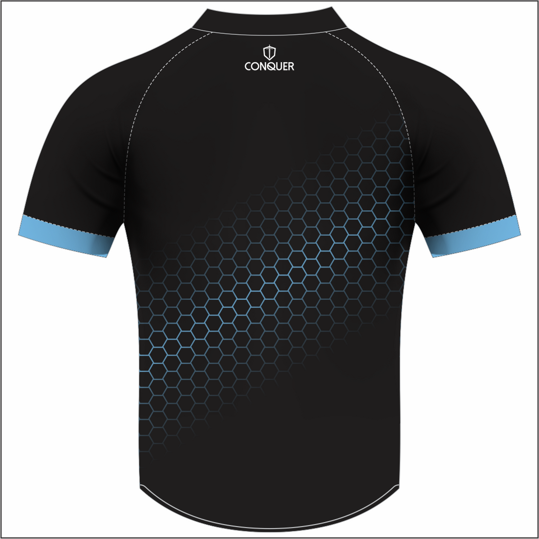Saxon Sublimated Polo Shirt KIDS (Black)