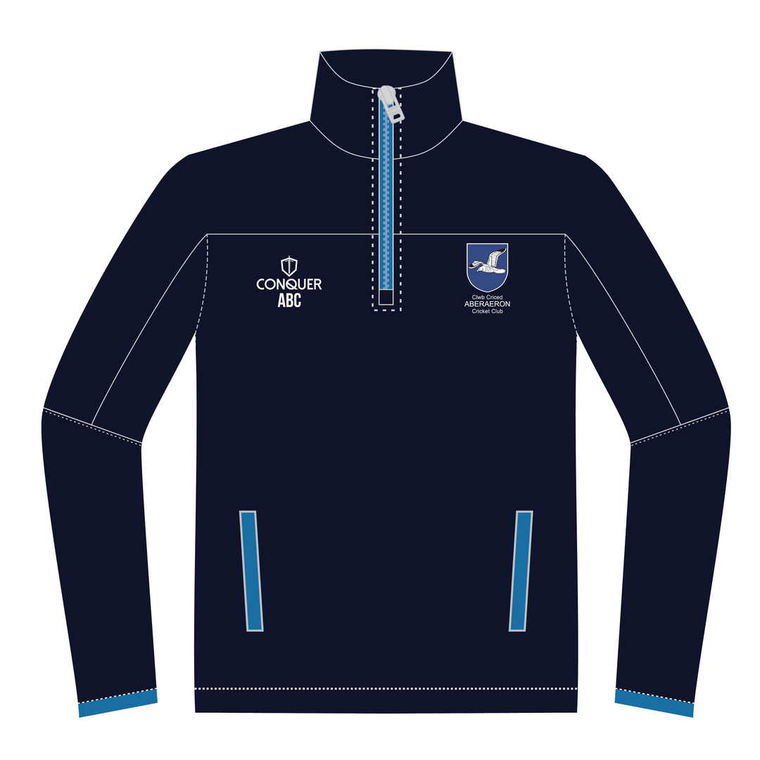Aberaeron Cricket 1/4 Zip Fleece Midlayer Kids
