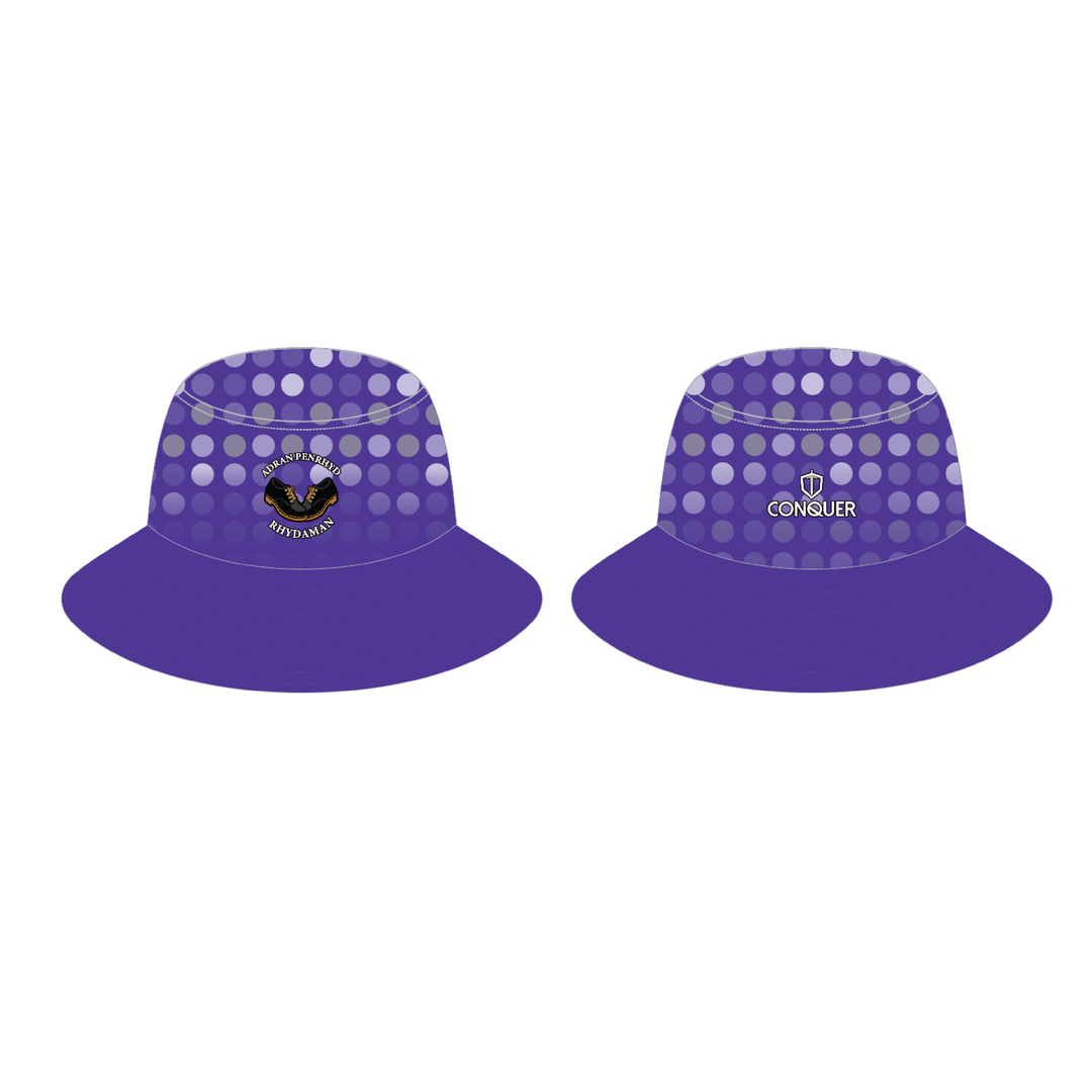 Adran Penrhyd Reversible Bucket Hat KIDS - Purple & White