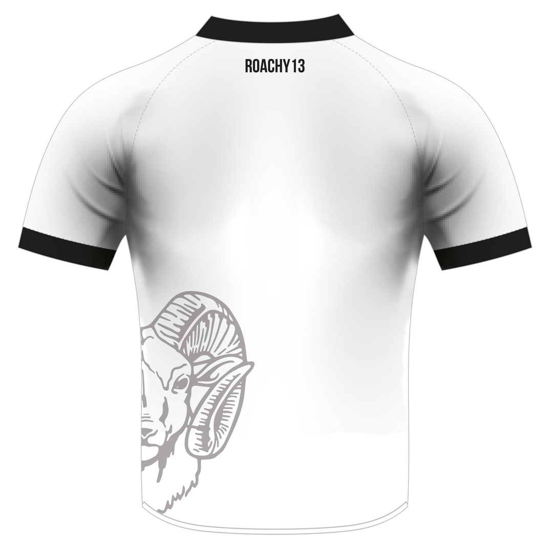 Tycroes RFC White Sublimated T-Shirt (No Sponsor)