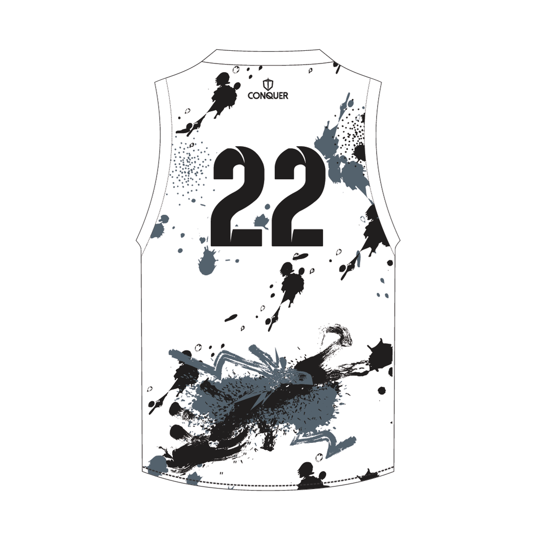 Ammanford AFC LADIES Sublimated Aussie Vest KIDS - White