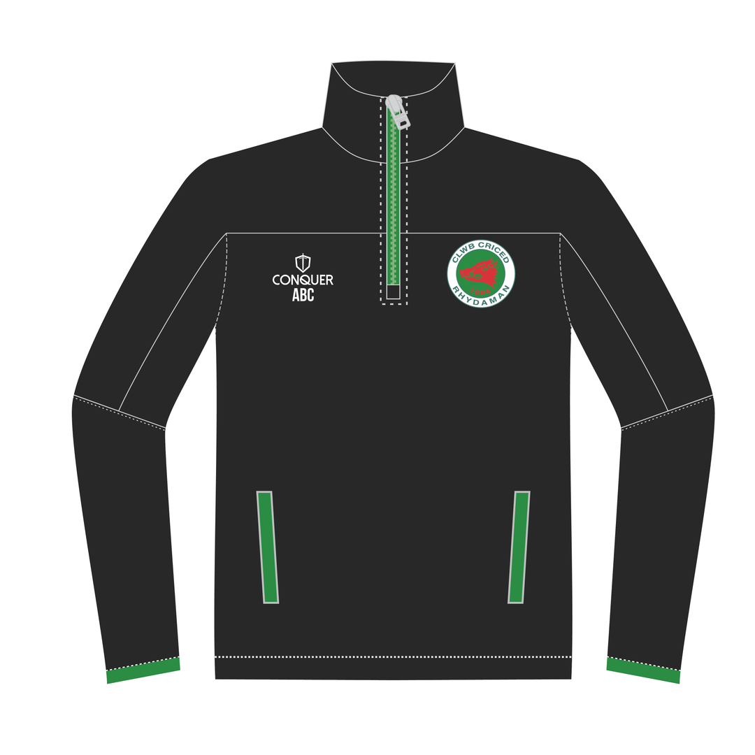 Ammanford Cricket 1/4 Zip Polar Fleece Midlayer