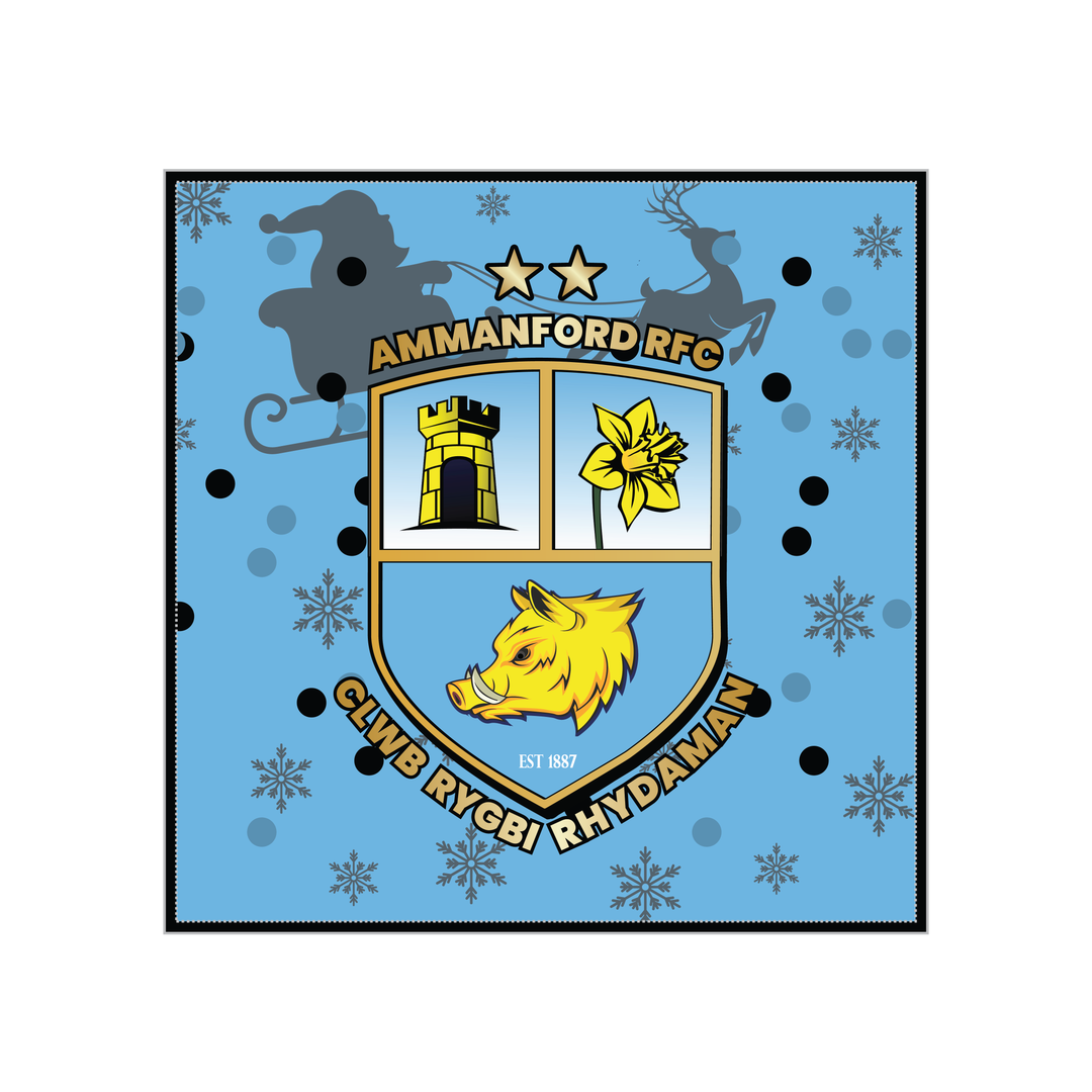 Ammanford RFC Christmas Cushion