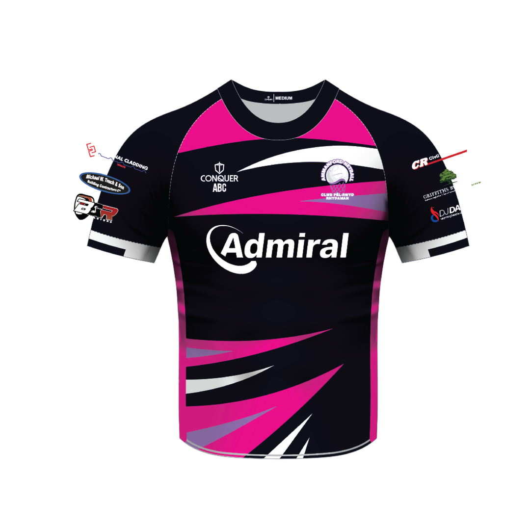 Ammanford Netball Sublimated T-Shirt KIDS - Black