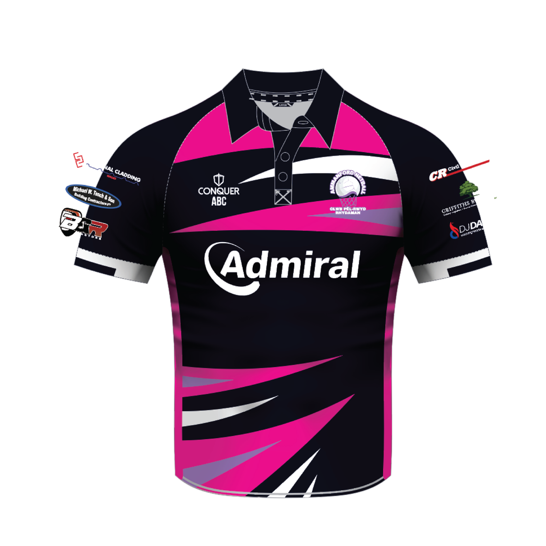Ammanford Netball Sublimated Polo Shirt KIDS
