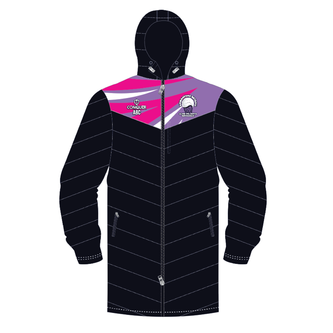 Ammanford Netball Long Puffy Jacket